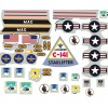 AURORA C-141A STARLIFTER or OTAKI C-5 GALAXY -REPRODUCTION DECALS ONLY!