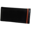 United HOMME UH-1074 Black Horsehide Cross Line Bi-Fold Long Wallet,