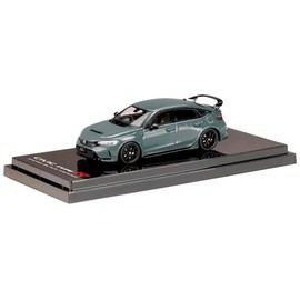 1/64 Honda CIVIC TYPE R (FL5) RACING BLACK Package 2025 Sonic Gray Pearl