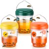 Qualirey 3 Pcs Wasp Traps for Outdoors Wasp Killer Hanging