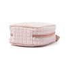 Francfranc Franc Tweed Stand Pouch, Pink