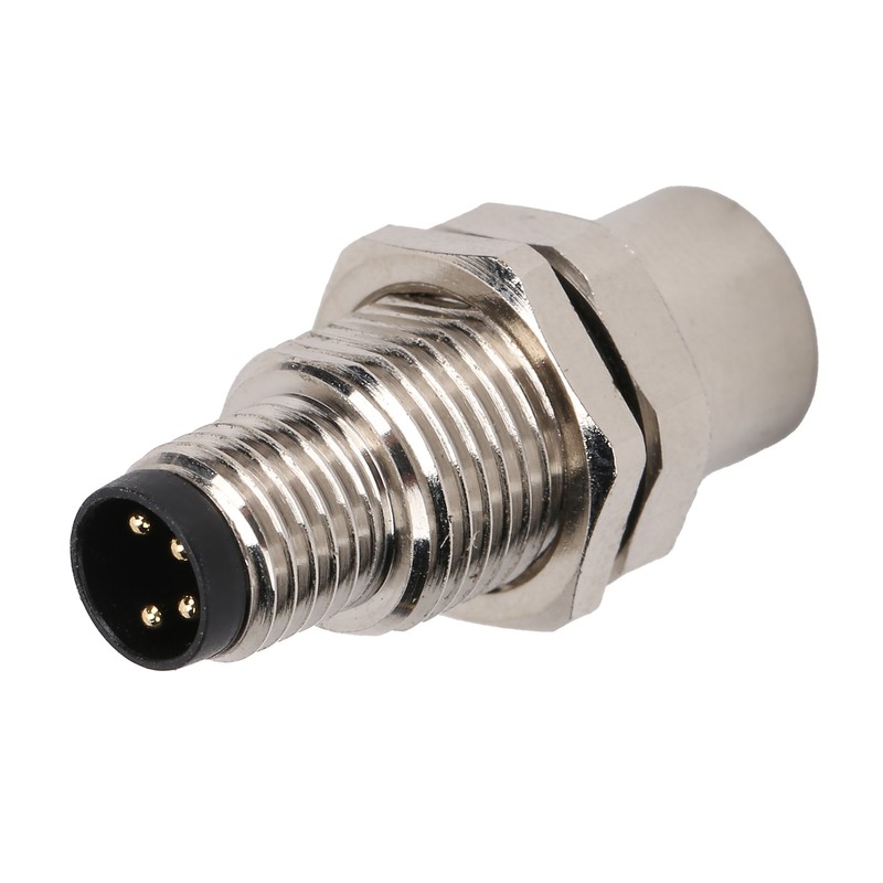 M8‑I4 Brass Industrial Connector Adapter M8 IP67 Waterproof Connector 4pin