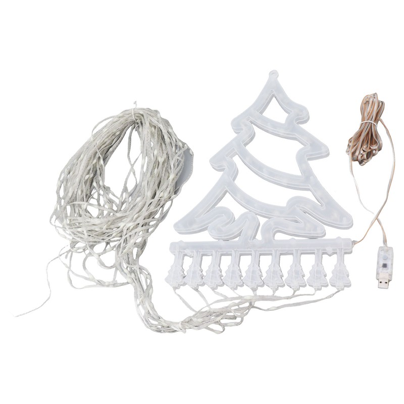 Christmas Waterfall Lights 305 LED 9 Strings 10 Modes Christmas