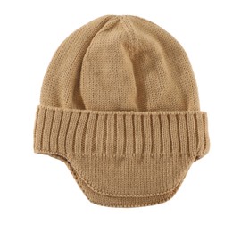 Home Prefer - Gorro de invierno para hombre con orejeras, Caqui, Large
