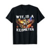 WTF Is A Kilometer Funny George Washington Riding Eagle T-Shirt