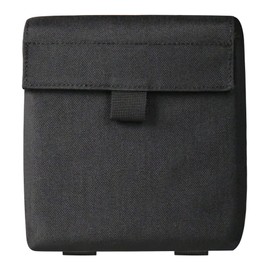 ULIONTAC Side Molle EDC Pouches for Backpack Waist Belt Attachment Surplus 1000D Nylon Compact Utility Water-Resistant Pouch 2 Pack(Black)
