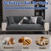 Gluhbirnen Copridivano antiscivolo, rivestimento proteggi-divano, coperta per divano, grigio scuro,