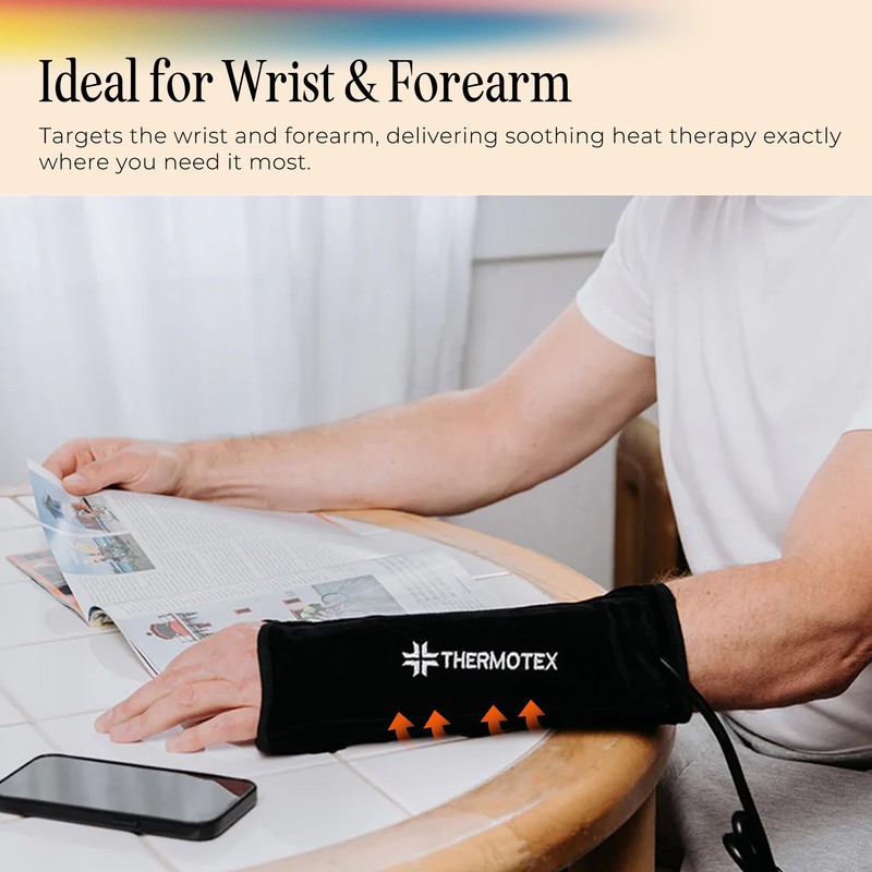 Thermotex Far Infrared Left Wrist Heating Pad - Deep Heat