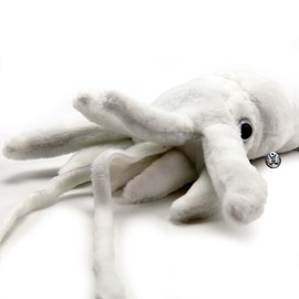 Kalmar Cuddly Toy Sepia Squid White Plush Toy TINTY - Cuddly Toys *biz