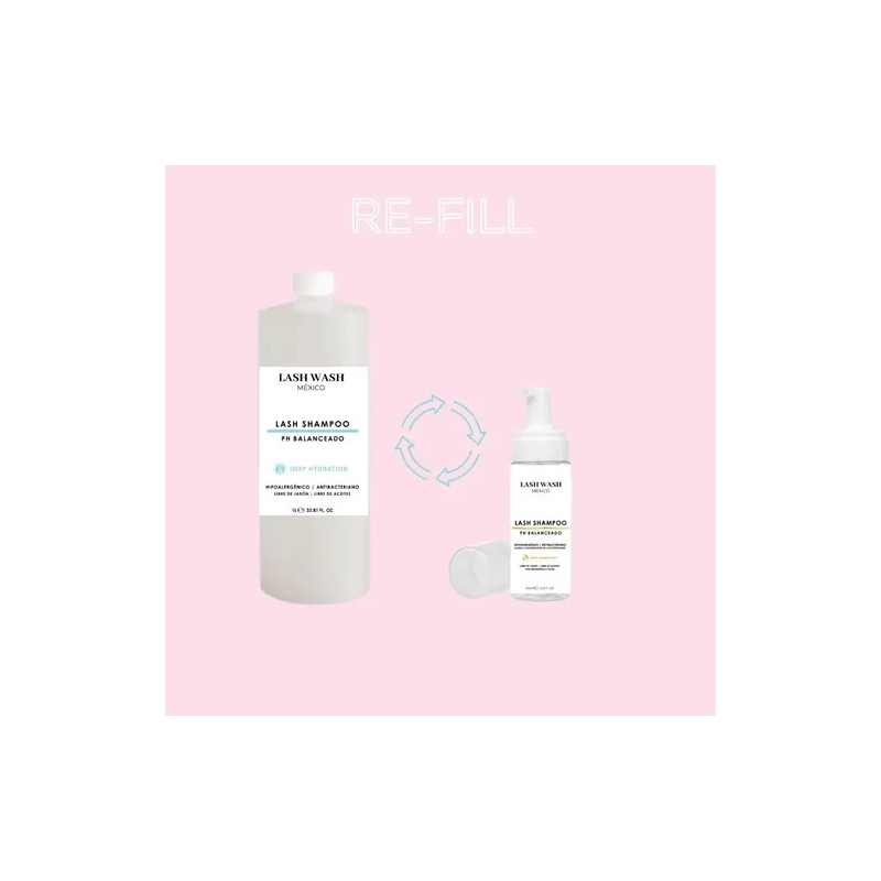 2 Litros De Lash Shampoo Profesional + Espumero De Regalo