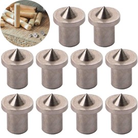 CESFONJER Dowel Pin Center Woodworking Alignment Tool Points Marker Drill Center, 4 mm Dowel Drill Center Points Pin Set (10 pcs)