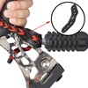 4Pcs Black Leather Bow Sling with Metal Grommets for Compound