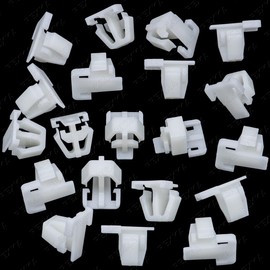 Rexka 20pcs Body Side Moulding Clips for Honda Acura 75305-S0A-003 Civic CR-V Odyssey RL TL