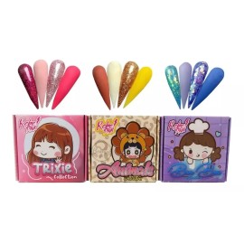 Wapizima 3 Colecciones Acrilico Uñas Rebel Pink Wapizima - A Elegir