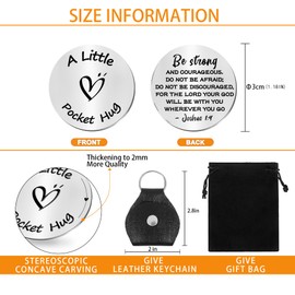 Likjad christian keychains for women,bible verse keychain,christian keychain pocket hug keychain,bible gifts,christian gifts for women,Religious gifts for men,Religious keychain