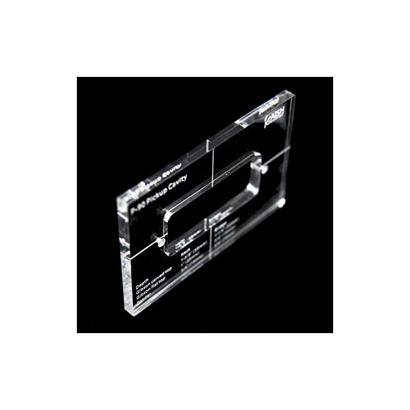 KAISH Acrylic Pickup Routing Template Pickup Templates for P-90 Pickup