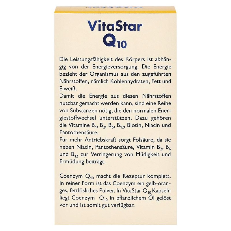 Vitastar Q10 Capsules Pack of 30