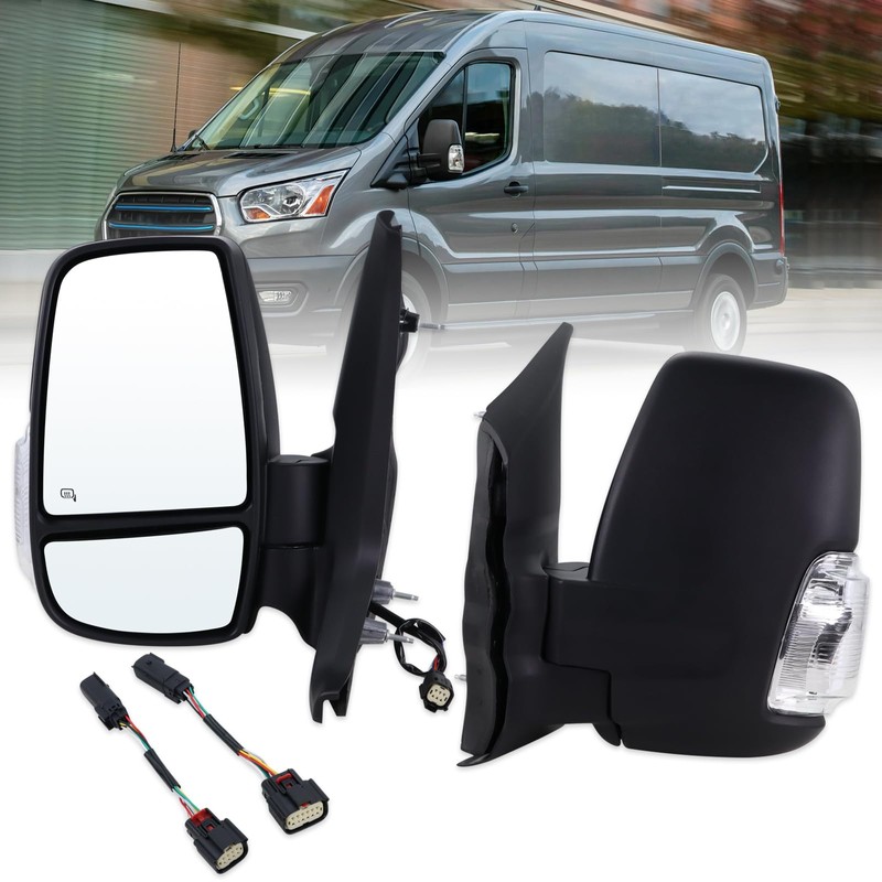 Left Driver Side Mirror Compatible With 2015-2026 Ford Transit 150