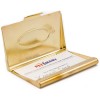 Stephanie Imports Slim Business Card Holder (Gold Oval)