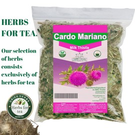 Cardo Mariano - Milk Thistle Loose Tea (1 pound/16.1 oz) Cardomarin Herbal Tea Gabiogreen (1 pound/16.1 oz)
