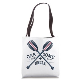 Oar-some Uncle, Funny Crew Rowing Uncle Tote Bag