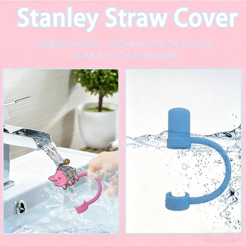 Italian Brainrot Straw Toppers, 24-Design Set — Fits 10 mm