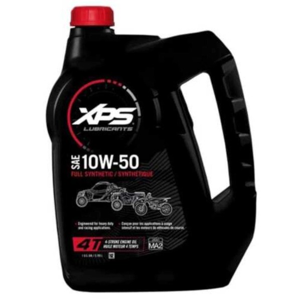 Can-Am New OEM, XPS 4-Stroke 10W-50 Synthetic Oil 1 Gallon,