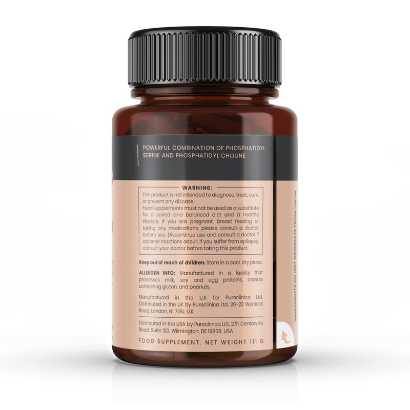 Triple Strength Phosphastidylserine and Phosphastidylcholine x 240 Tablets (4 Bottles