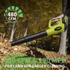 Leaf Blower Cordless, Electric Cordless Leaf Blower with 2 Batteries