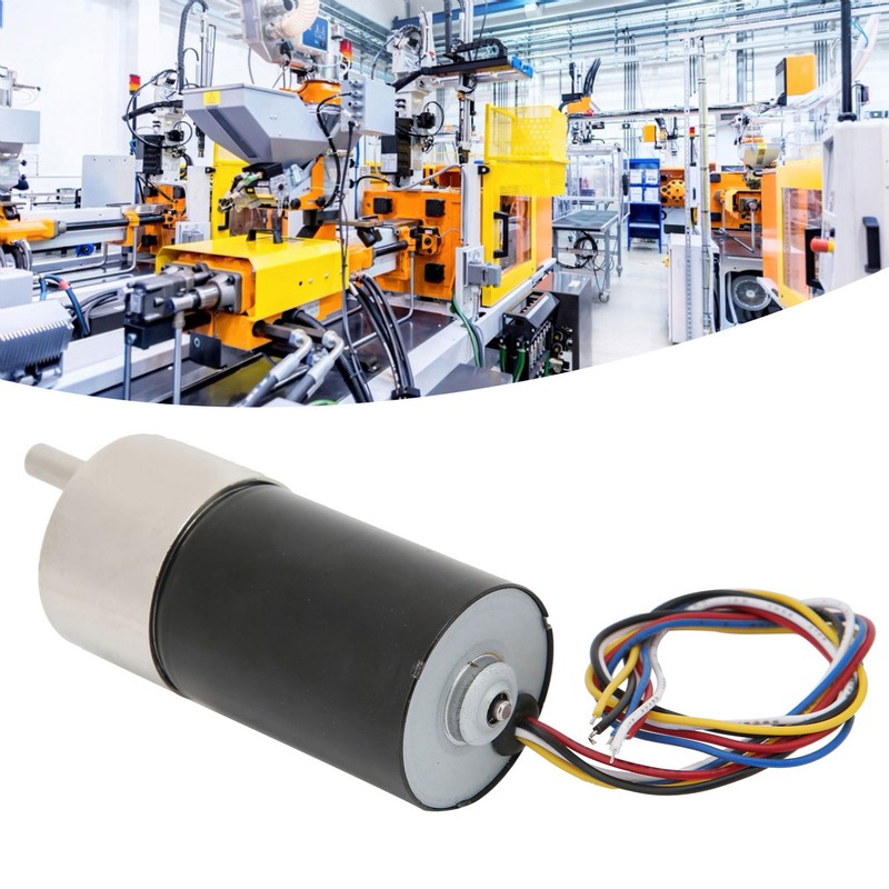 Brushless Motor Mini Speed Reducer with Bracket DC24V for CNC