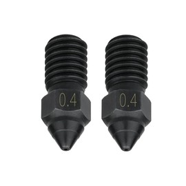 2PCS Hardened Steel Nozzles, 0.4mm, for Ender 3 V3 SE Spider Hotend, High - Speed and High - Temperature, Compatible with Creality Ender 7 / Ender 5 S1 3D Printer Replacement Accessories