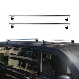 OMAC Trunk Bed Carrier Roof Racks Cross Bars for Honda CR-V 2012-2016 Alu Silver 2X