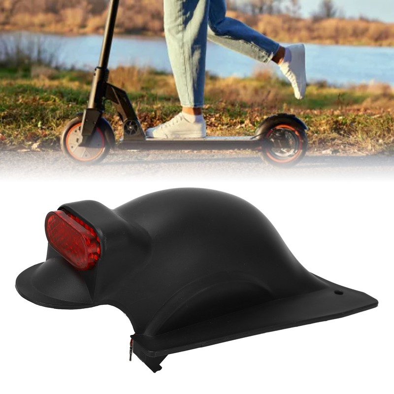 Electric Scooter Rear Mudguard with Taillight 8 Inch Lightweight Splash