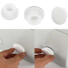 UtySty 5 Pack 0.98"/26mm Hole Plug T-Shape Silicone Seal Bathtub Stopper Sink Cover Snap-on Gasket Bottle Tube Pipe Furniture Jet Tub Bore Round End Caps Inserts Bungs Waterproof Button