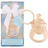 24 Pack POPPIN BOTTLES Key Chain Bottle Opener Boy Baby