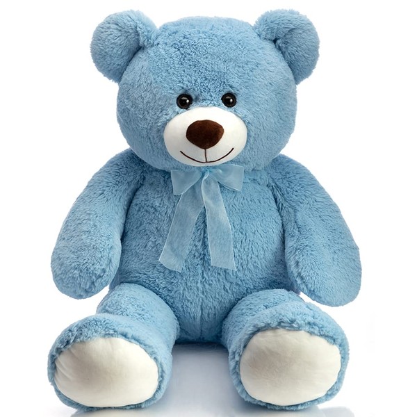 HollyHOME Teddy Bear Plush Giant Teddy Bears Stuffed Animals Teddy Bear Love 36 inch Blue