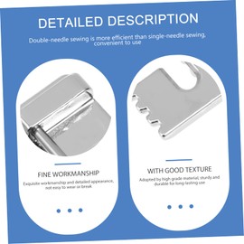 Operitacx Set of 2 Sewing Machine Press Sewing Twin Stretch Needles Efficient Sewing Needles Twin Needle for Sewing Machine Portable Sewing Needle Twin Stretch Sewing Double Needle Sewing Machine