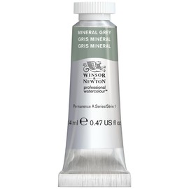 Winsor & Newton Professional Watercolour, Revival Collection, 14ml (0.47-oz) Tube, Mineral Grey