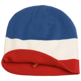 Stetson Highway Beanie Hat Women/Men - Winter with Cuff Autumn-Winter - One Size Blue-White