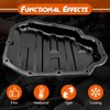 Lower Engine Oil Pan Sump with Drain Plug, Compatible with