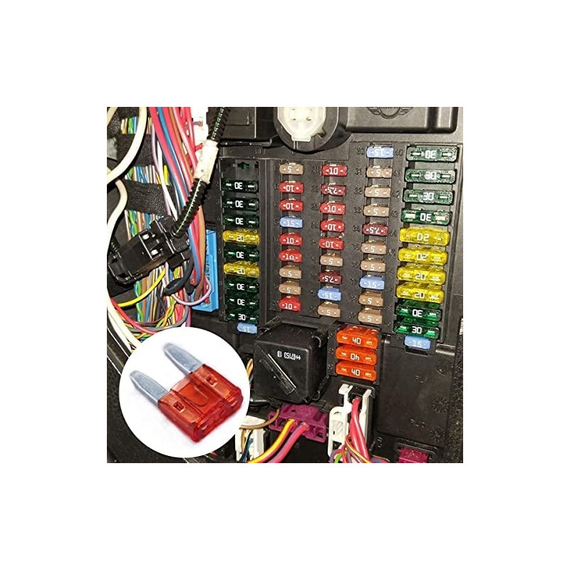 100 Pack Auto Fuses 30 AMP APM/ATM 32V Mini Blade