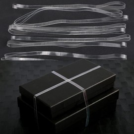 20 Pcs Clear Large Rubber Bands 10 Inch Hardly Degrade TPU Elastic Bands Heavy Duty Rubber Bands for Wrapping and Fixing