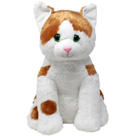 Shelter Pets Series Two: Jeffrey - 16" Orange and White Cat Plush Toy Stuffed Animal - Based on Real-Life Adopted Pets - Benefiting The Animal Shelters They were Adopted from - Kitten Kitty