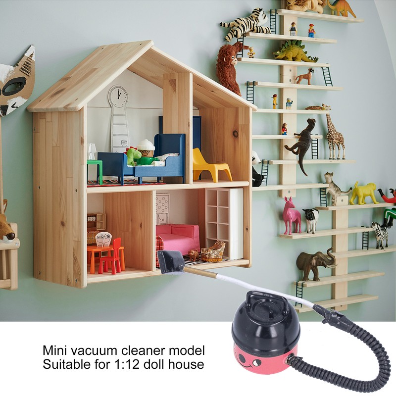 Miniature Dollhouse Vacuum Cleaner Model Mini Dollhouse Pretend Play Toys