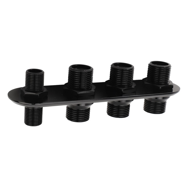 AC Bulkhead Billet Aluminium Alloy Universal 4 Ports Air Conditioning