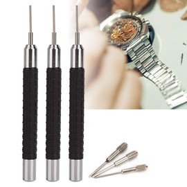 3 pieces alloy watch strap connection remover, watch collection box, puncture watch, repair tools