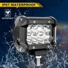AUXTINGS LED Wirk Light Bar, 2Pcs 4 inch 36W Triple