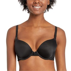 Motherhood Maternity Sujetador de Lactancia con Aros para Mujer, Negro, 36DDD