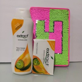 SPLASH Extract lotion Whitening Lotion & extract soap with papaya x 1