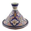 Moroccan Handmade Serving Tagine Exquisite Ceramic With Vivid colors Original